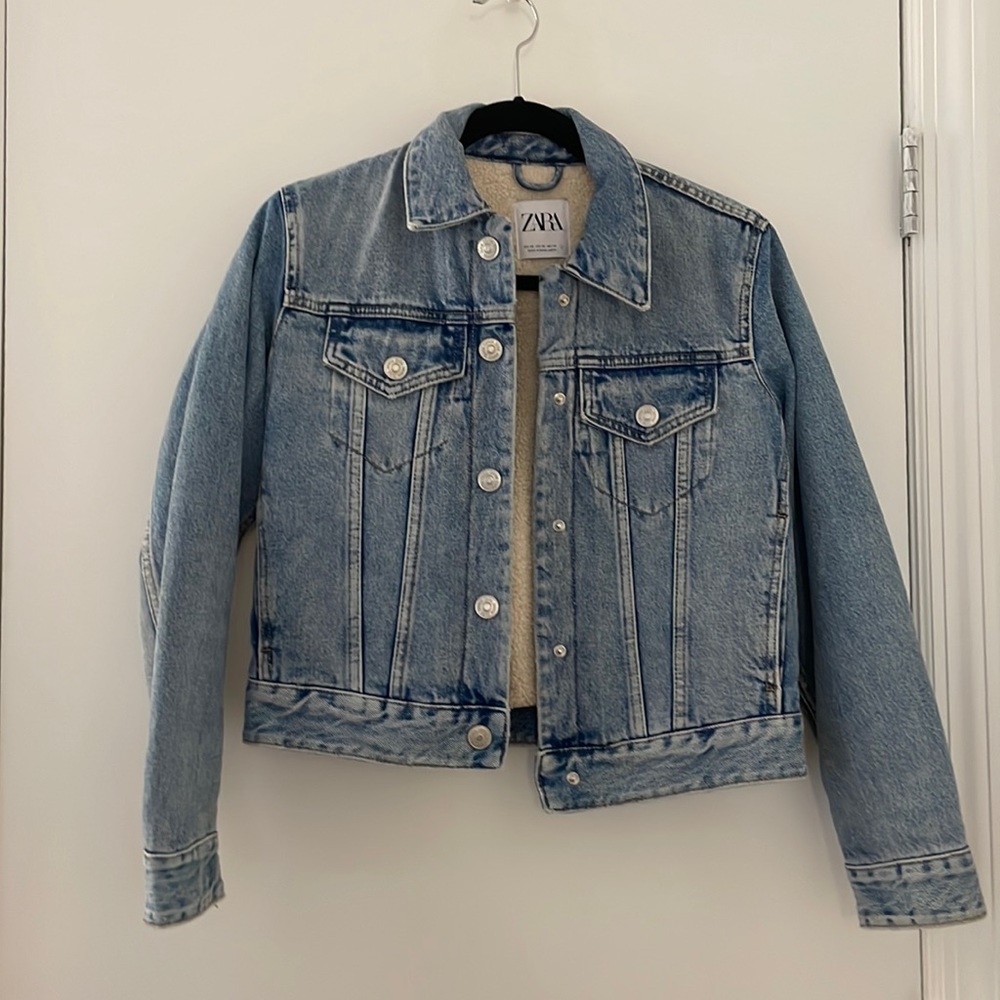 Sherpa Lined Jean Jacket
